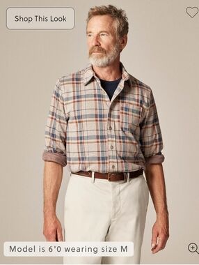 NWT J.Crew Men's Shirt Light weight Seaboard soft-knit shirt Sz S $98 Sample